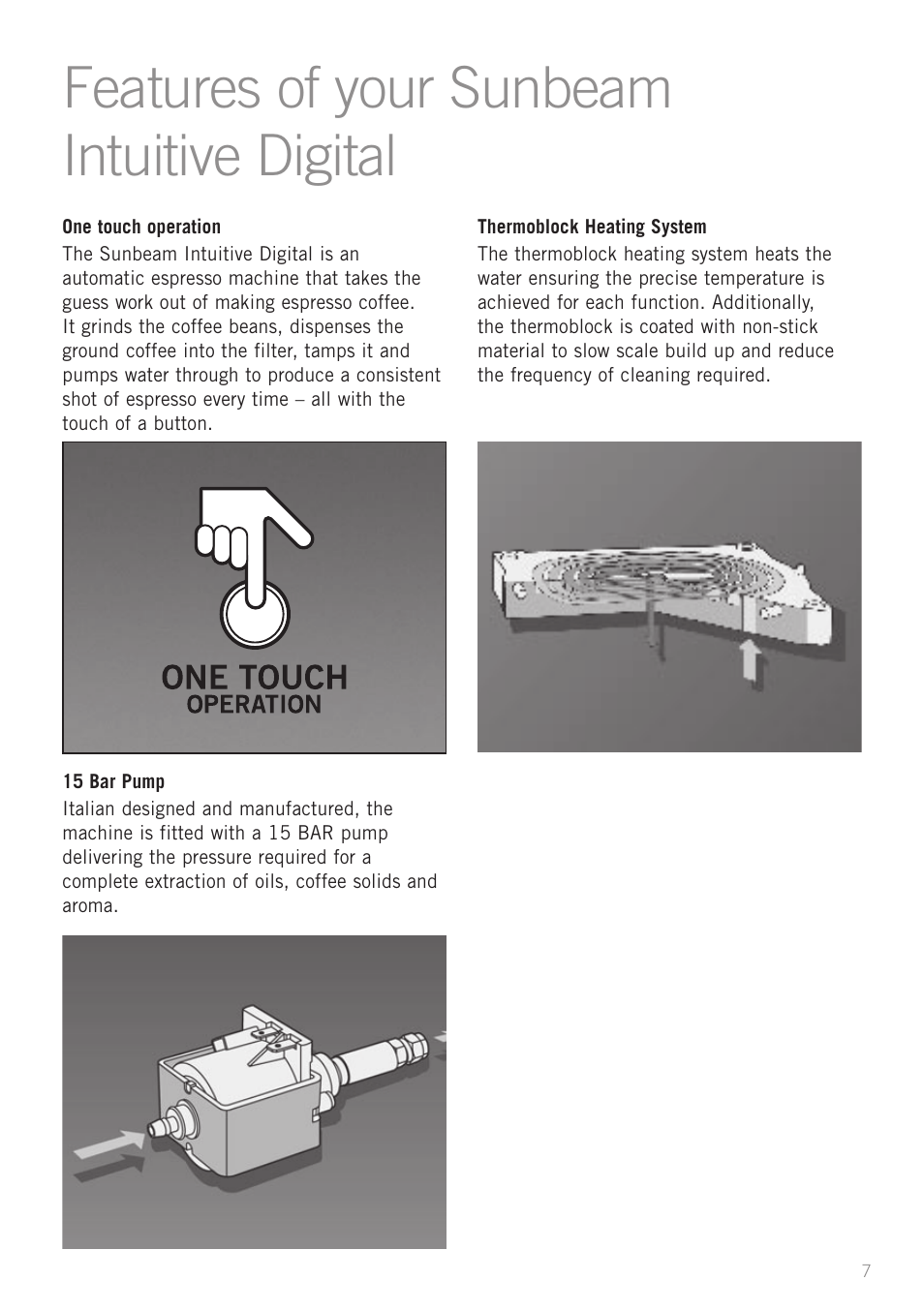 Features of your sunbeam intuitive digital | Sunbeam EM8910 User Manual | Page 9 / 52