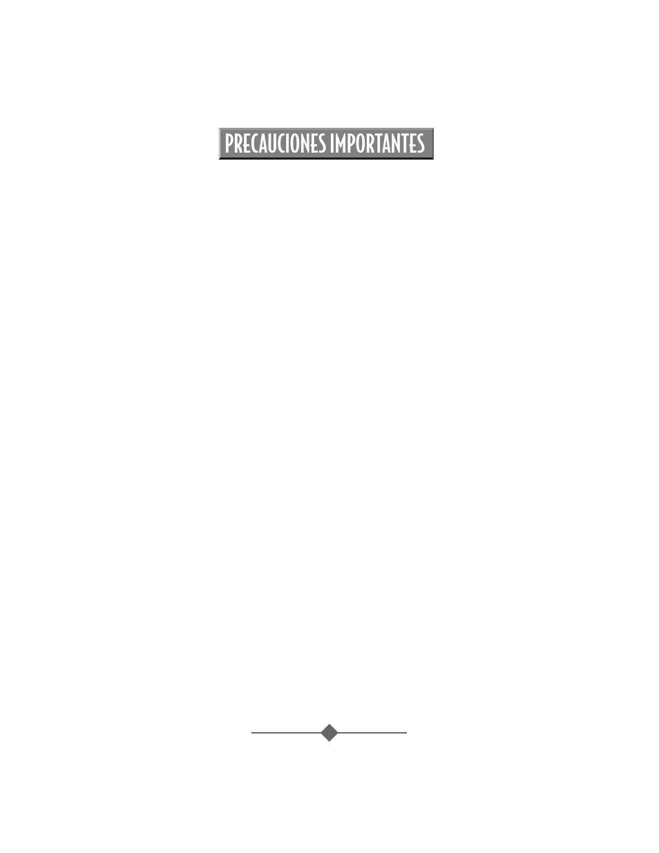 Precauciones importantes | Sunbeam 3258 User Manual | Page 20 / 36