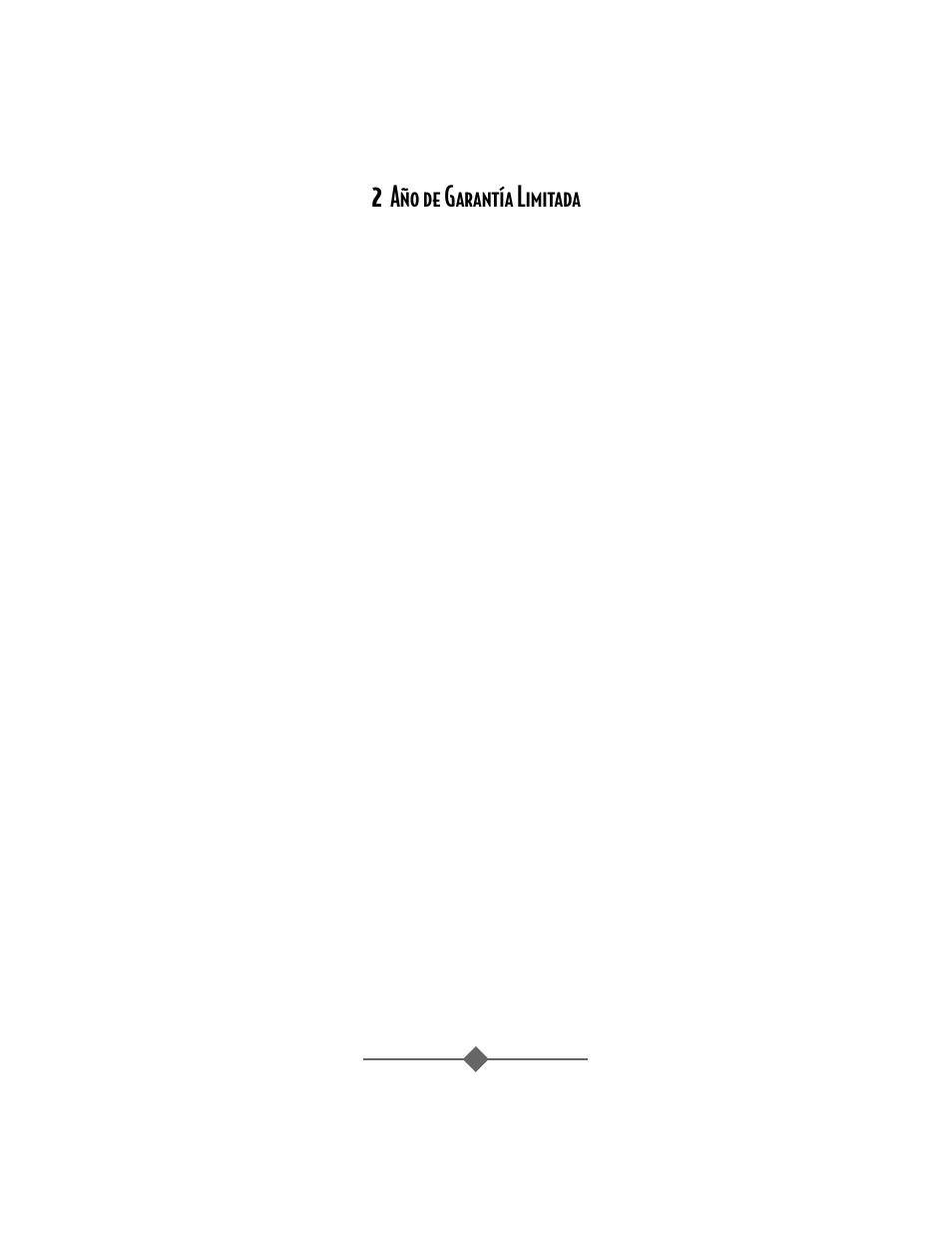 Año de garantía limitada | Sunbeam 3258 User Manual | Page 26 / 36