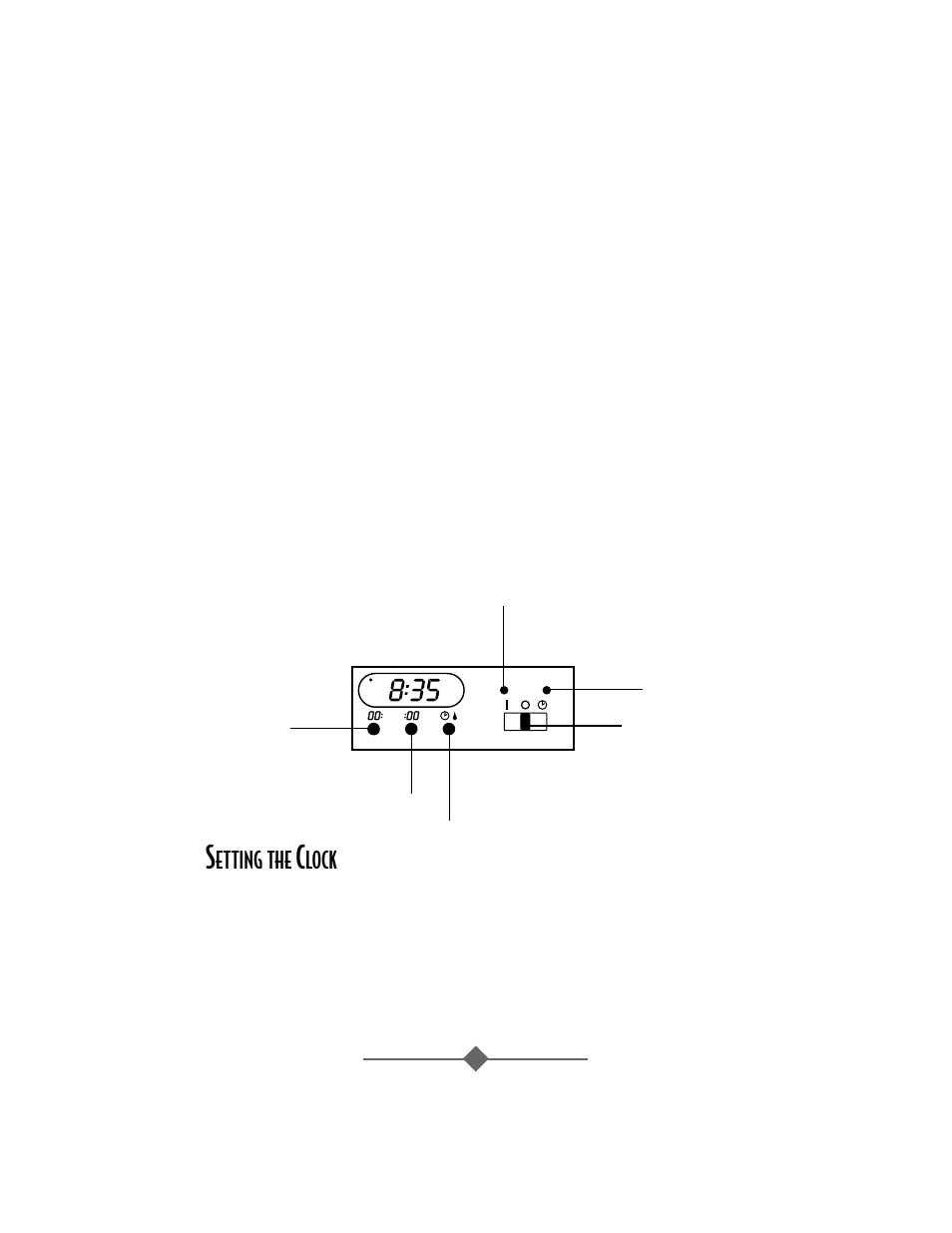 Etting the, Lock | Sunbeam 3258 User Manual | Page 5 / 36