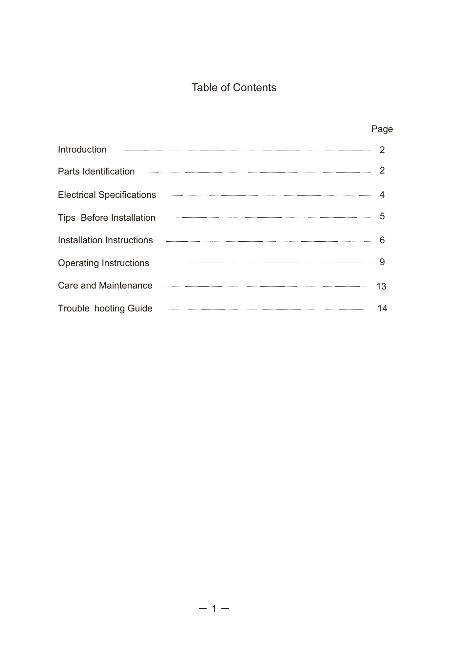 Т³гж 1 | Sunbeam SCA062RWB1 User Manual | Page 2 / 16