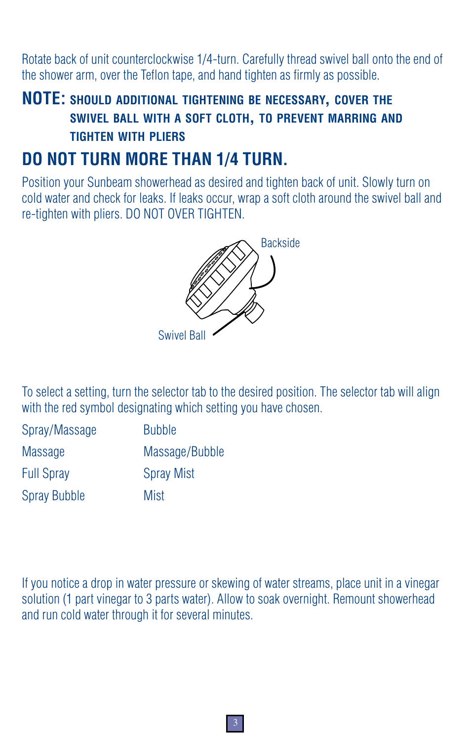Ount, Odels, Perating | Nstructions, Leaning | Sunbeam 6911 User Manual | Page 3 / 12