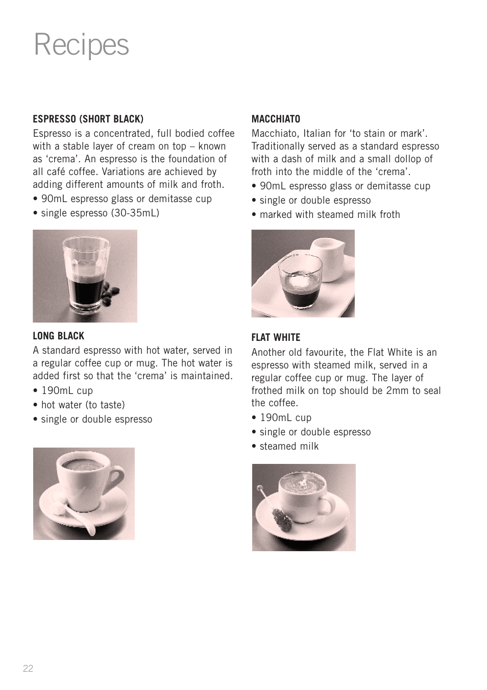 Recipes | Sunbeam EM4800 User Manual | Page 24 / 28