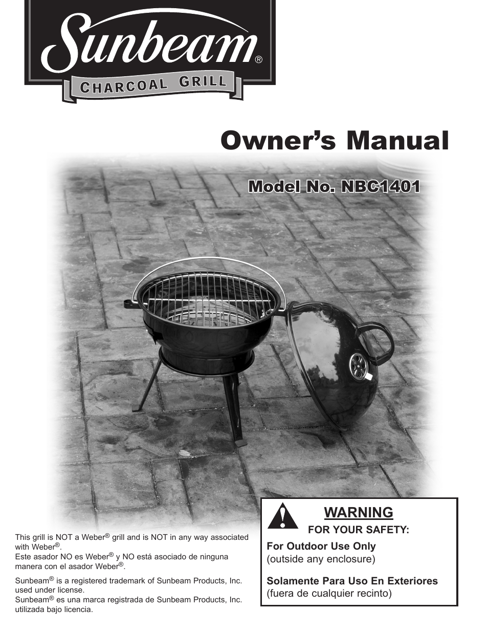 Sunbeam NBC1401 User Manual | 20 pages