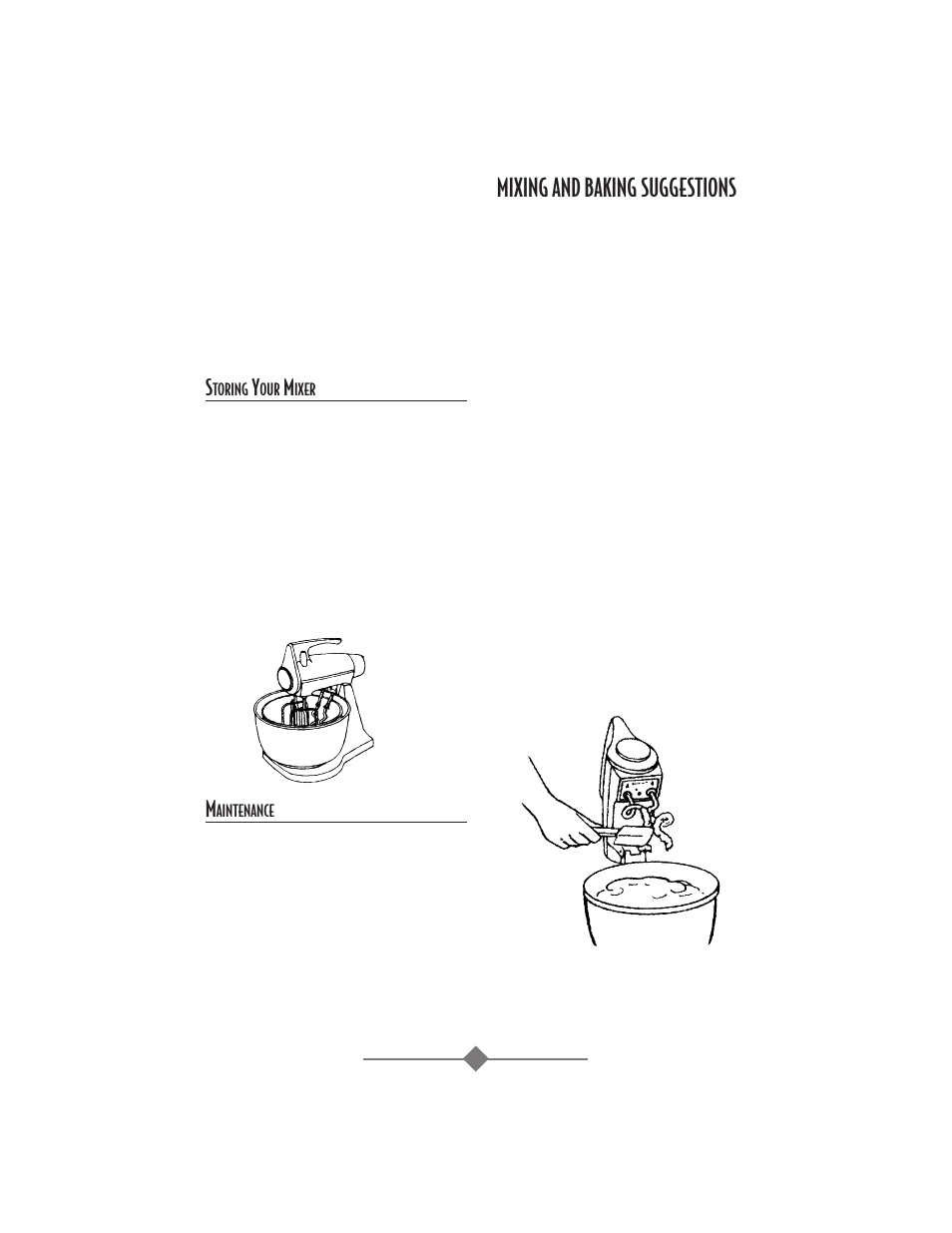 Mixing and baking suggestions | Sunbeam 2359 User Manual | Page 10 / 56
