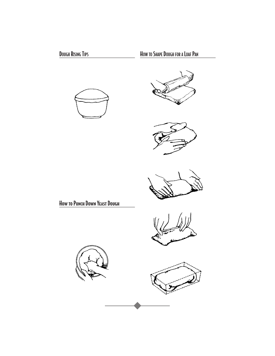How to punch down yeast dough | Sunbeam 2359 User Manual | Page 12 / 56