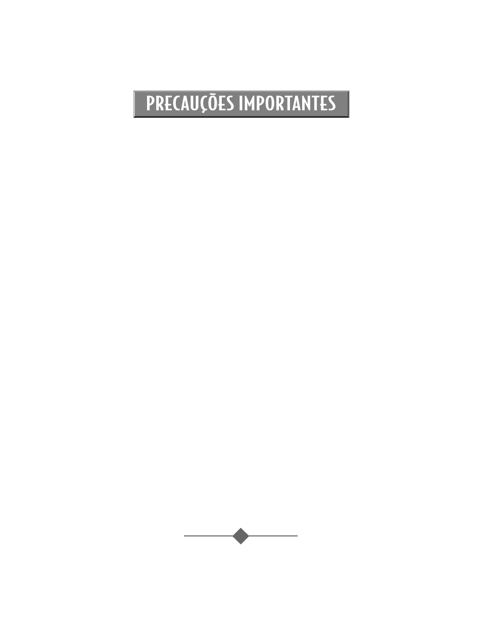 Precauções importantes | Sunbeam 2359 User Manual | Page 42 / 56