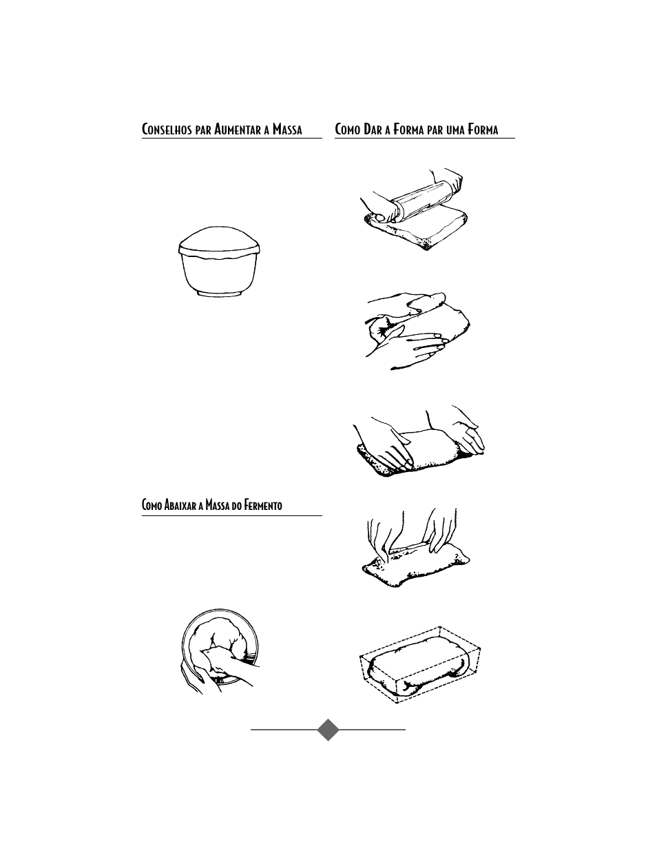 Como abaixar a massa do fermento | Sunbeam 2359 User Manual | Page 52 / 56