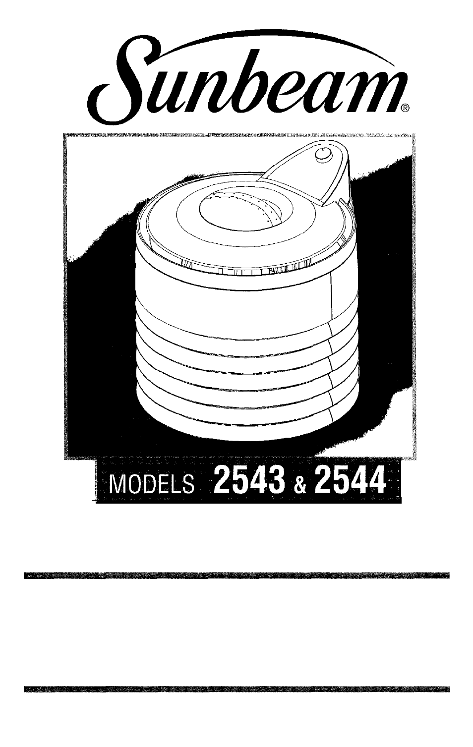 Sunbeam 2544 User Manual | 10 pages