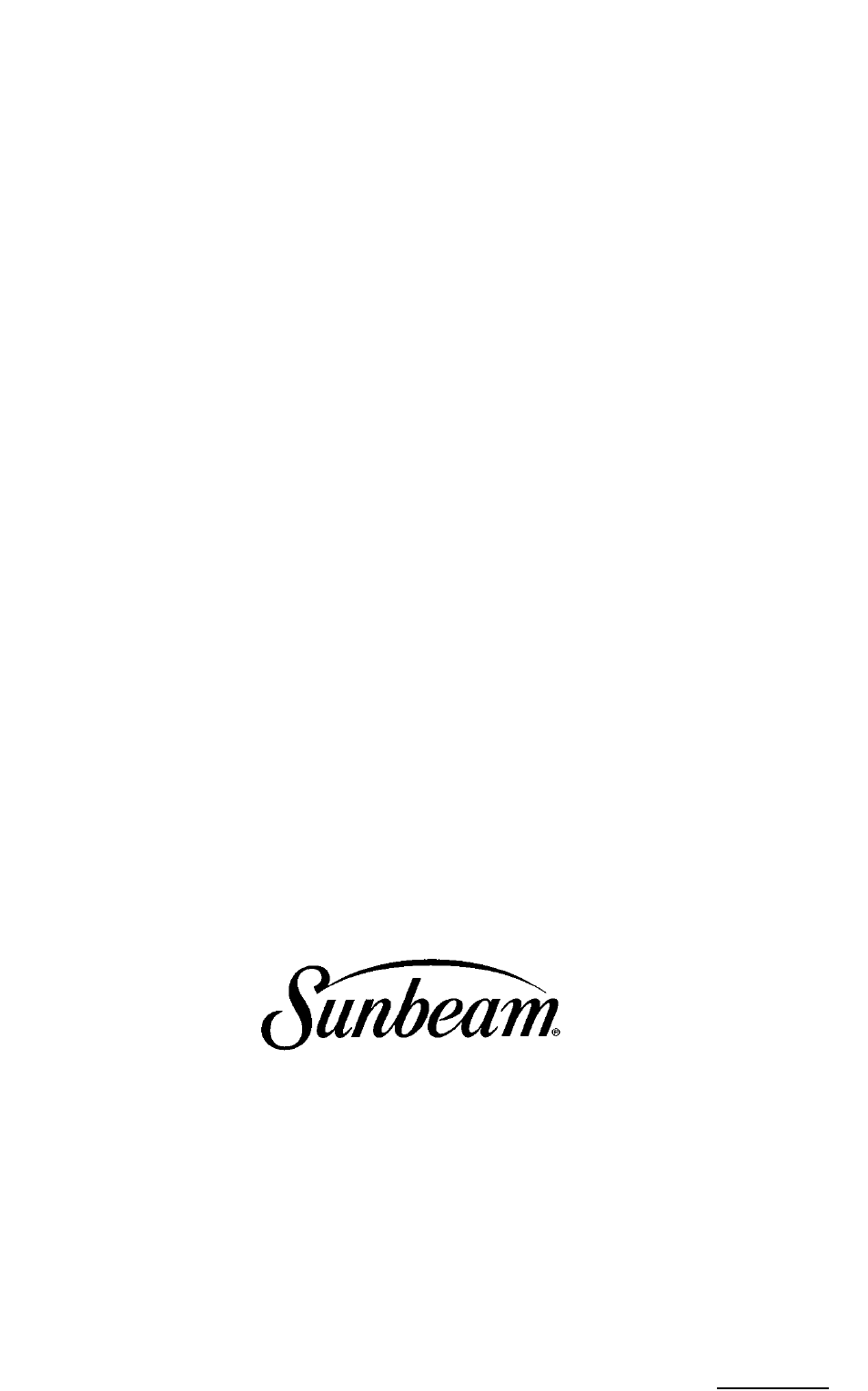 Sunbeam 2544 User Manual | Page 10 / 10