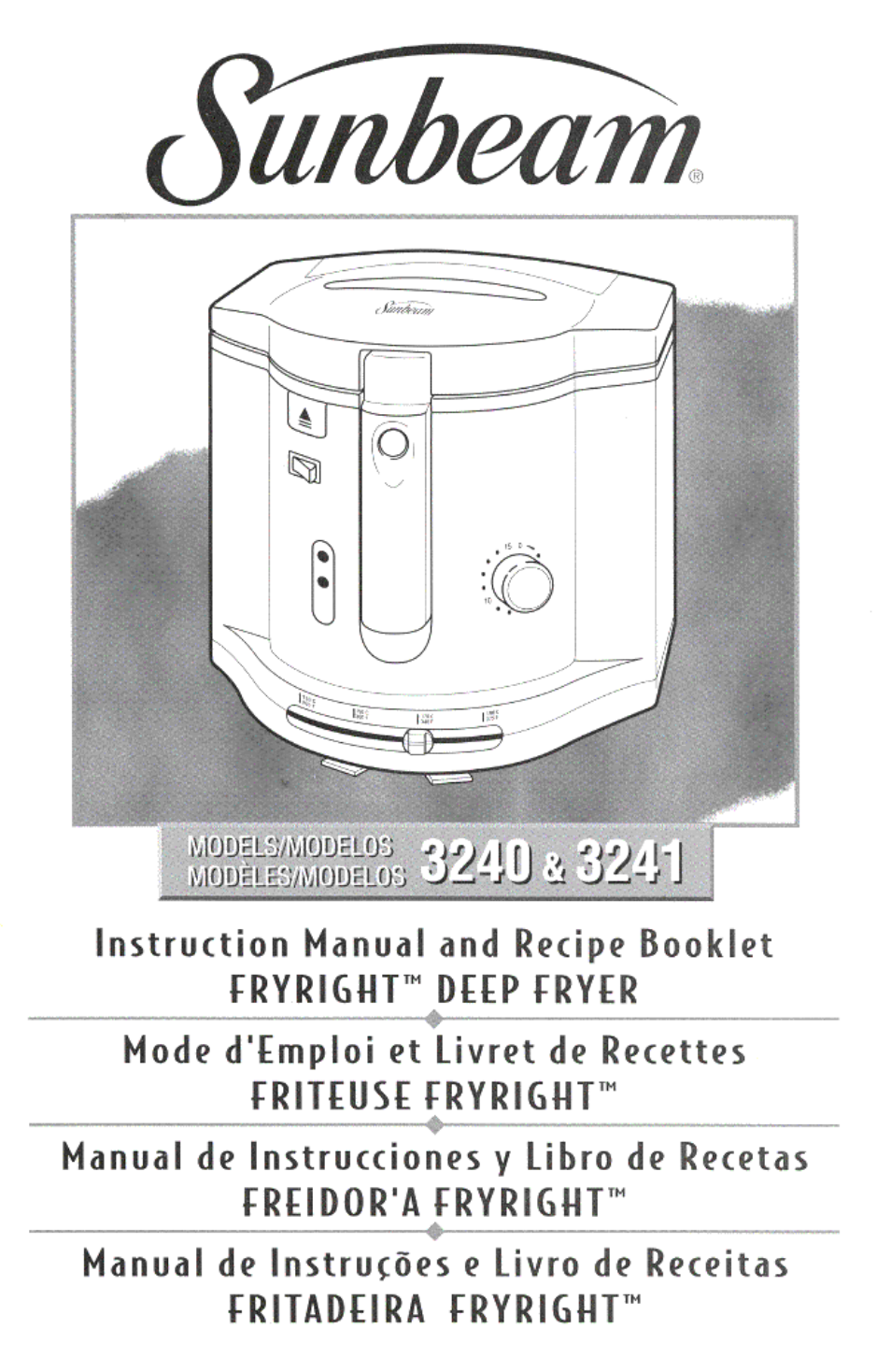 Sunbeam 3240 User Manual | 64 pages