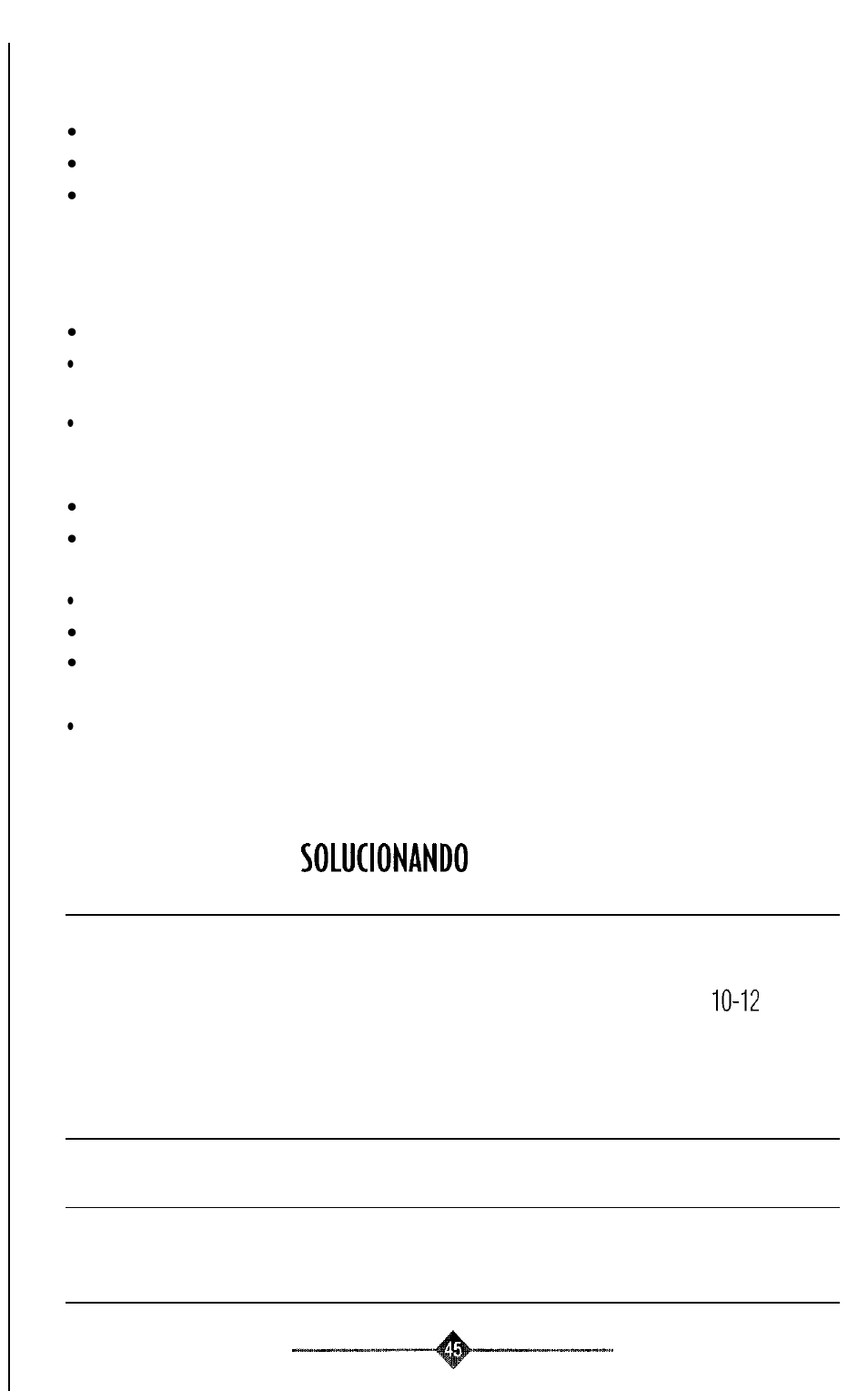 Problemas, Cuando fria alimentos congelados) | Sunbeam 3240 User Manual | Page 45 / 64