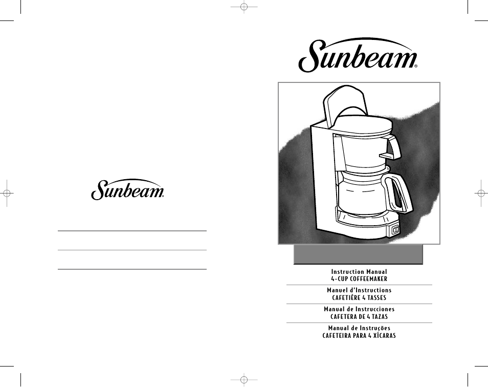 Sunbeam 3280 User Manual | 14 pages