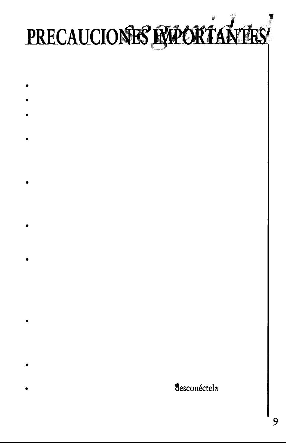 Lea todas las instrucciones antes de usar, Utilice la plancha sólo para lo que fue diseñada, Para protegerse contra el riesgo de descargas | Eléctrico alrededor de la plancha para almacenarla, Ha caído | Sunbeam 3932 User Manual | Page 9 / 16