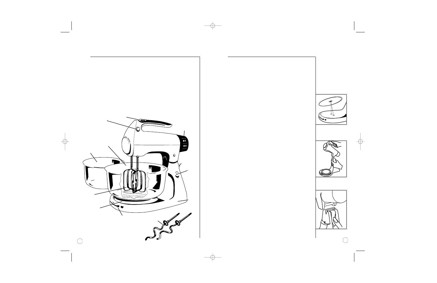 Stand mixer, Your mixer, Assembling the stand mixer | Learning about your stand mixer | Sunbeam 2377 User Manual | Page 6 / 40