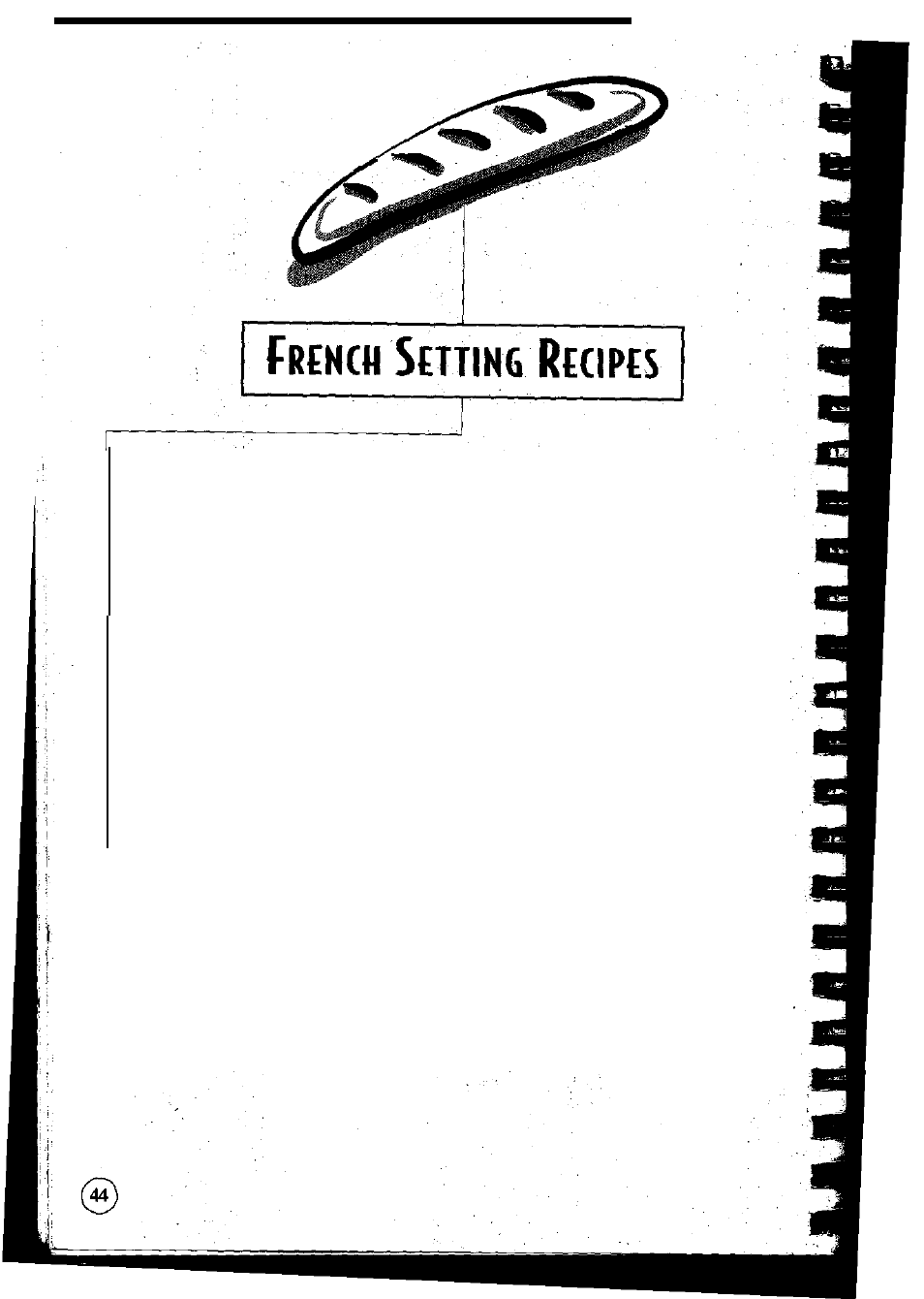 Sunbeam EXPRESSBAKE EXPRESS BAKETM Breadmaker User Manual | Page 46 / 92