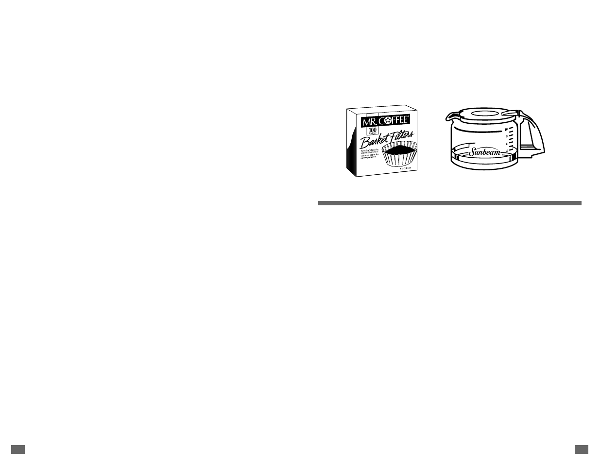 Save these instructions, Important safeguards, Unbeam | Offeemaker, Eplacement, Arts | Sunbeam 6385 User Manual | Page 3 / 20