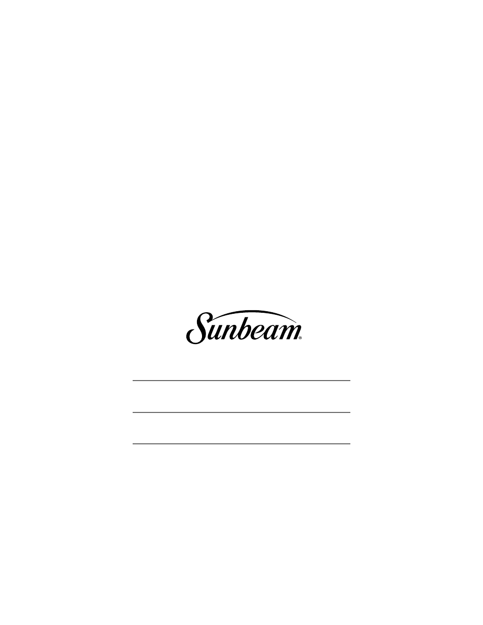 Sunbeam 3208 User Manual | Page 24 / 24