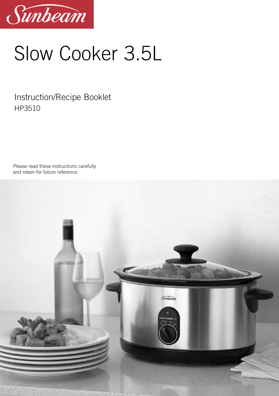 Sunbeam HP3510 User Manual | 24 pages