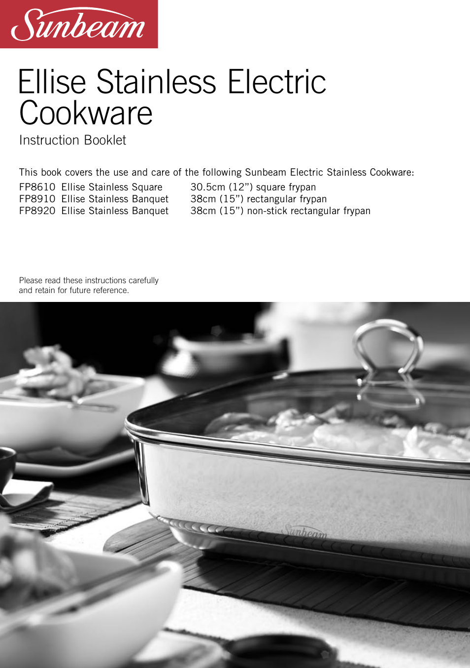 Sunbeam FP8910 User Manual | 34 pages