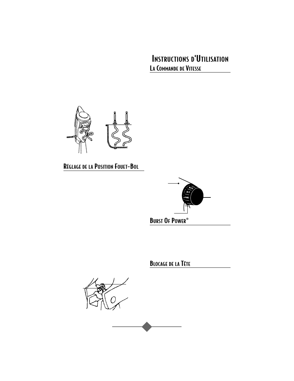 Nstructions d, Tilisation l | Sunbeam 2366 User Manual | Page 19 / 56