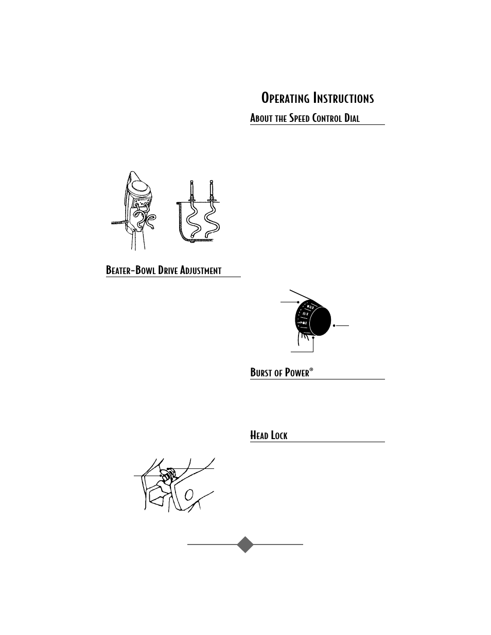 Perating, Nstructions a | Sunbeam 2366 User Manual | Page 7 / 56