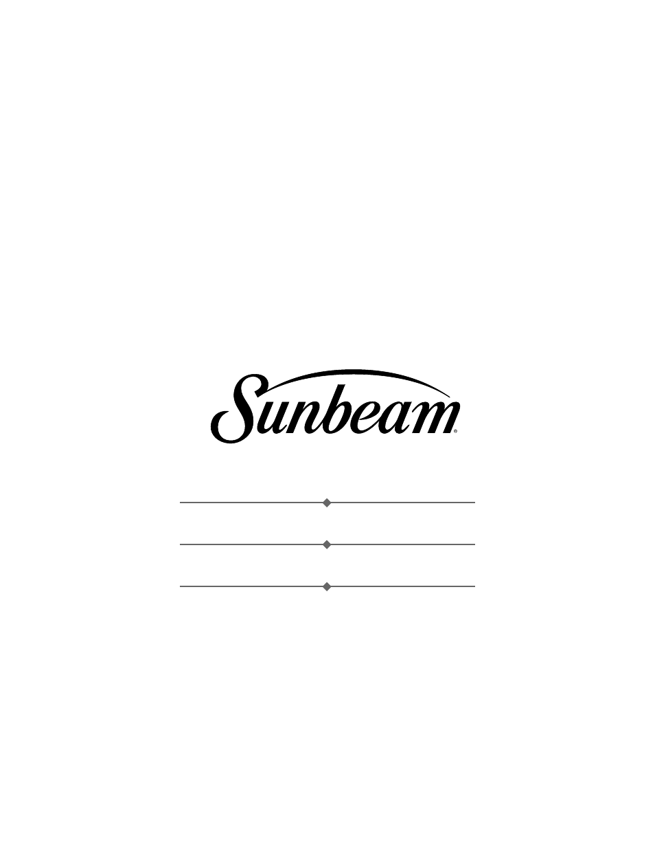 Sunbeam 3279 User Manual | Page 32 / 32