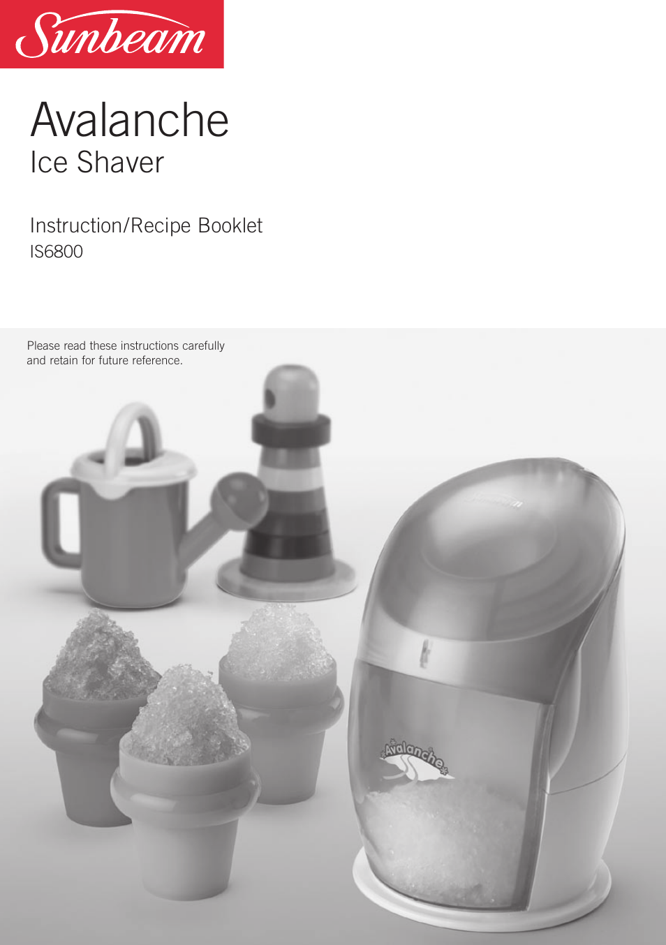 Sunbeam IS6800 User Manual | 12 pages