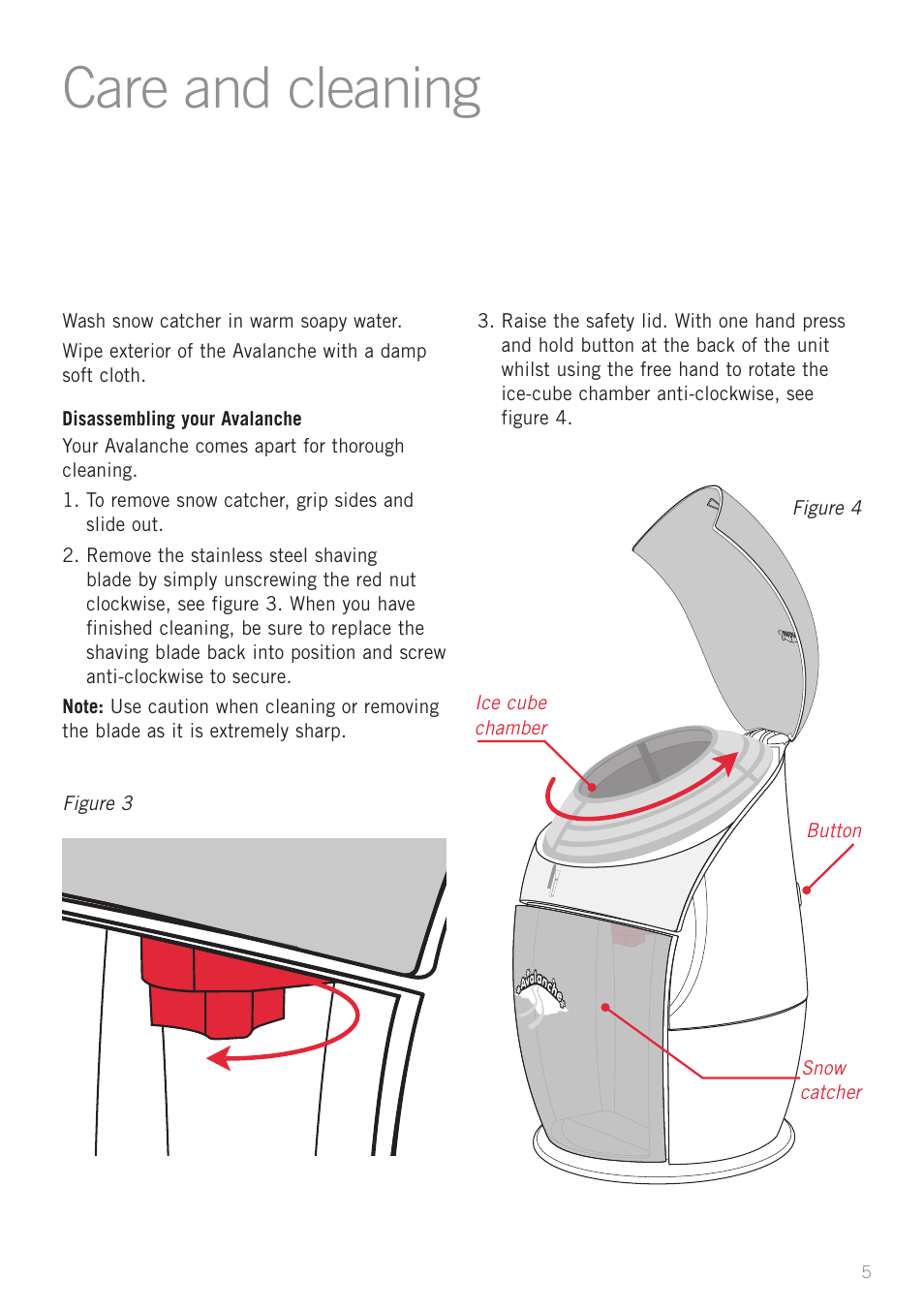 Care and cleaning | Sunbeam IS6800 User Manual | Page 7 / 12