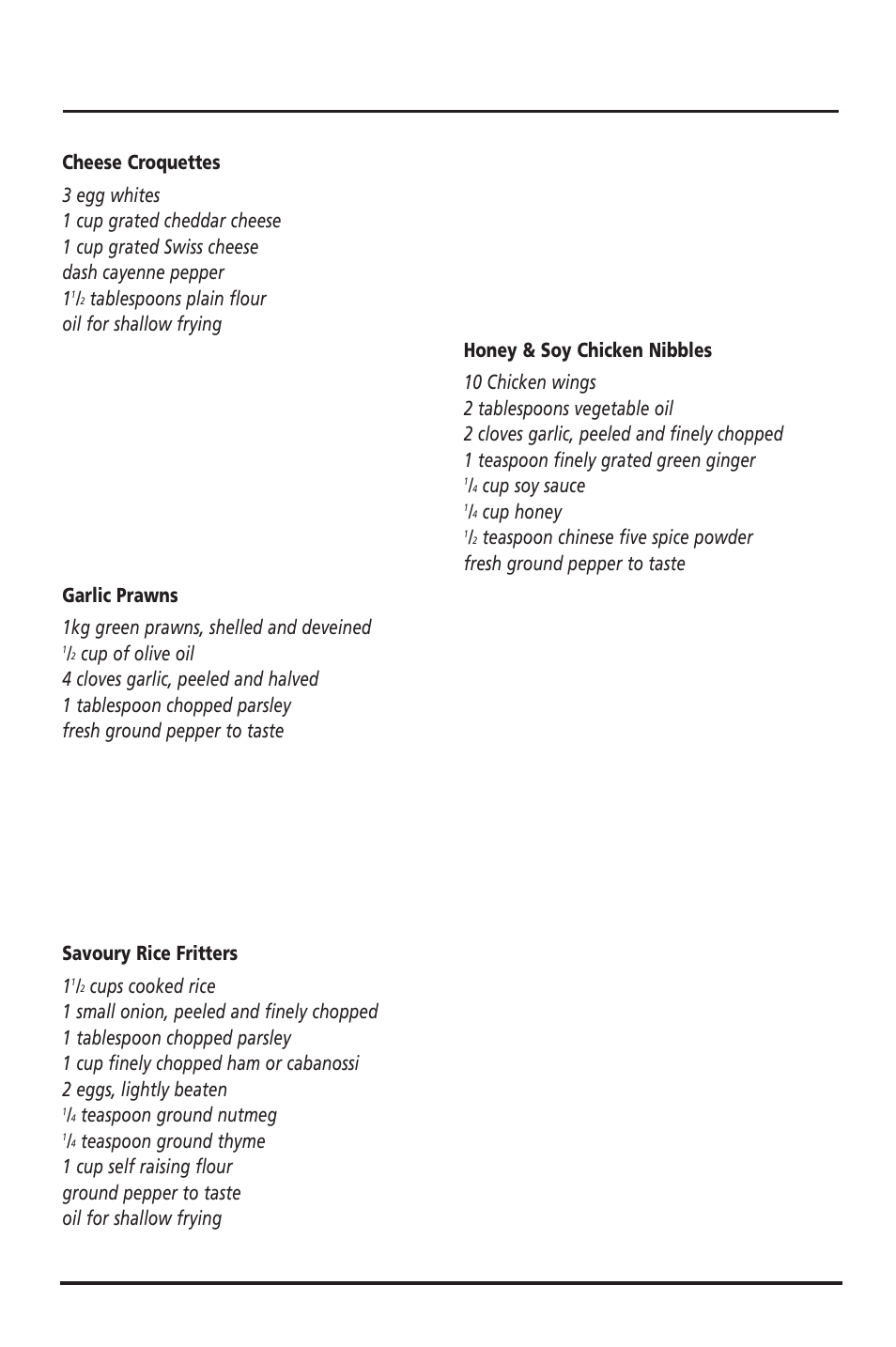 Appetizers and entrees | Sunbeam FP6710 User Manual | Page 17 / 29