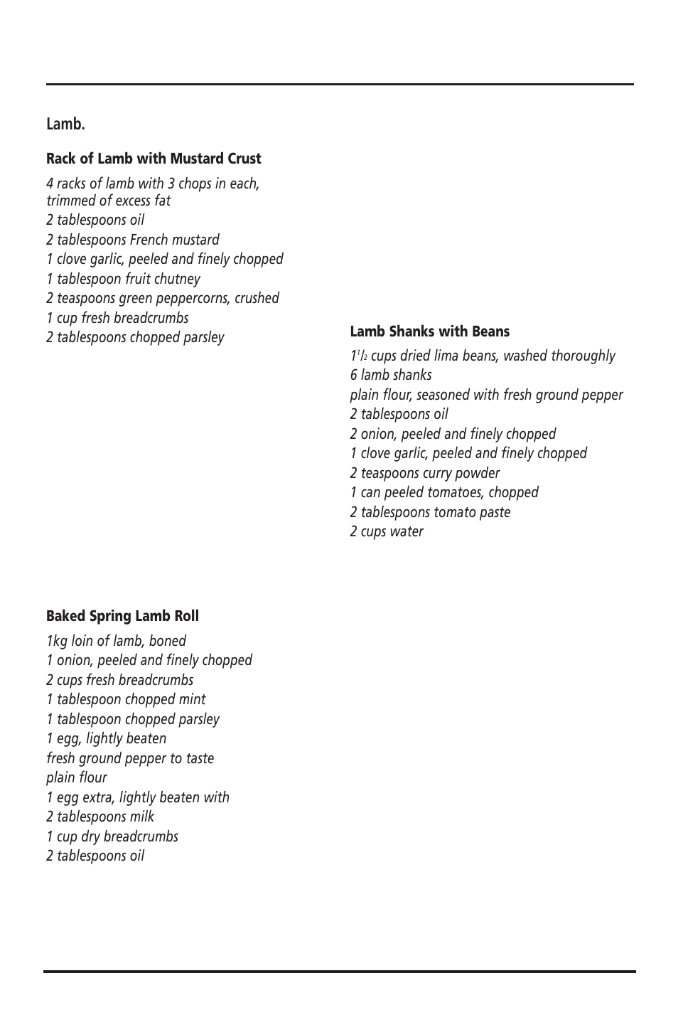 Main courses cont | Sunbeam FP6710 User Manual | Page 22 / 29