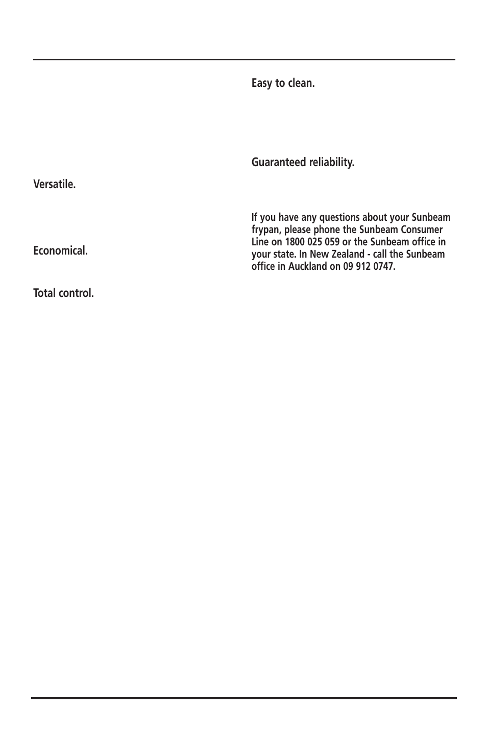 An introduction to electric frypan cooking | Sunbeam FP6710 User Manual | Page 4 / 29