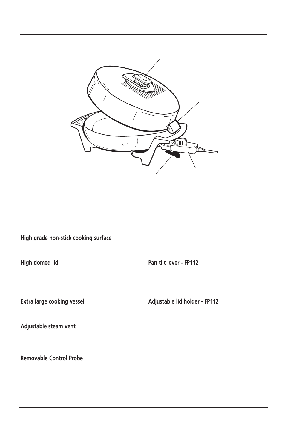 Features of your sunbeam multi-cooker | Sunbeam FP6710 User Manual | Page 7 / 29