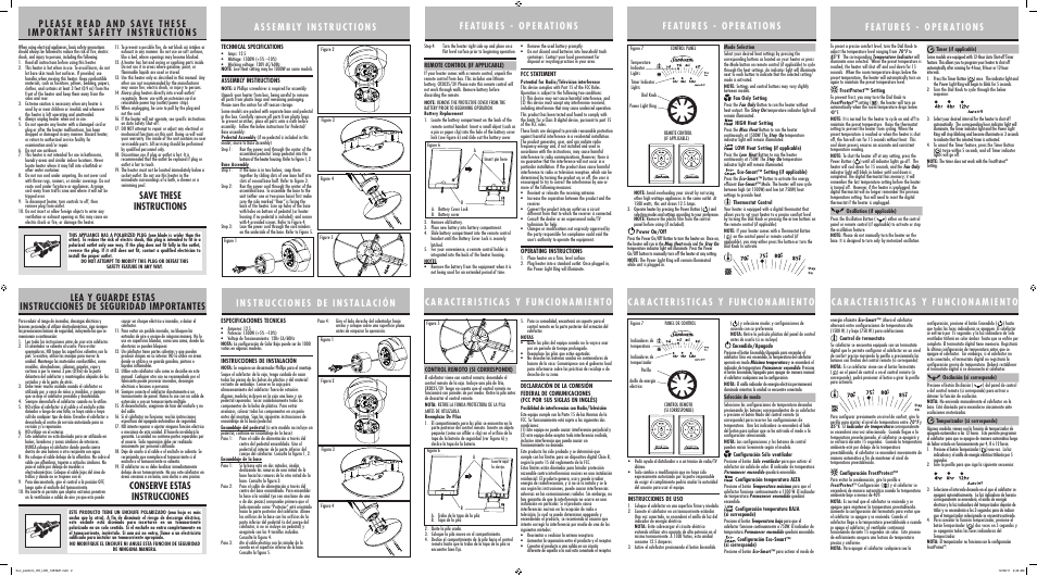 Sunbeam 156281 User Manual | Page 2 / 2