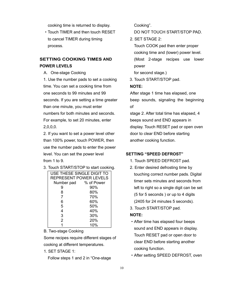 Sunbeam SMW978 User Manual | Page 11 / 16