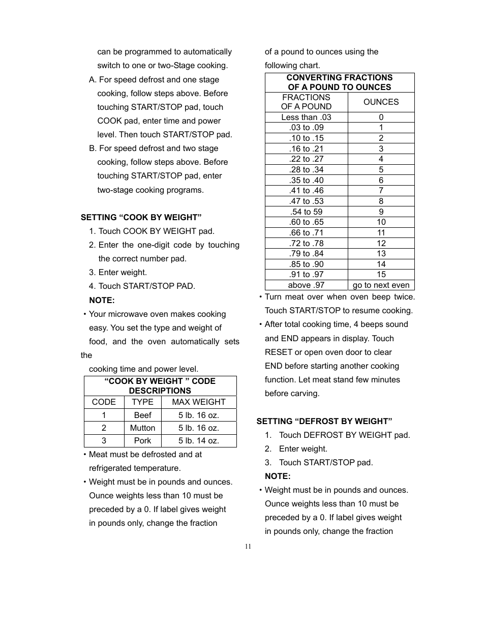 Sunbeam SMW978 User Manual | Page 12 / 16