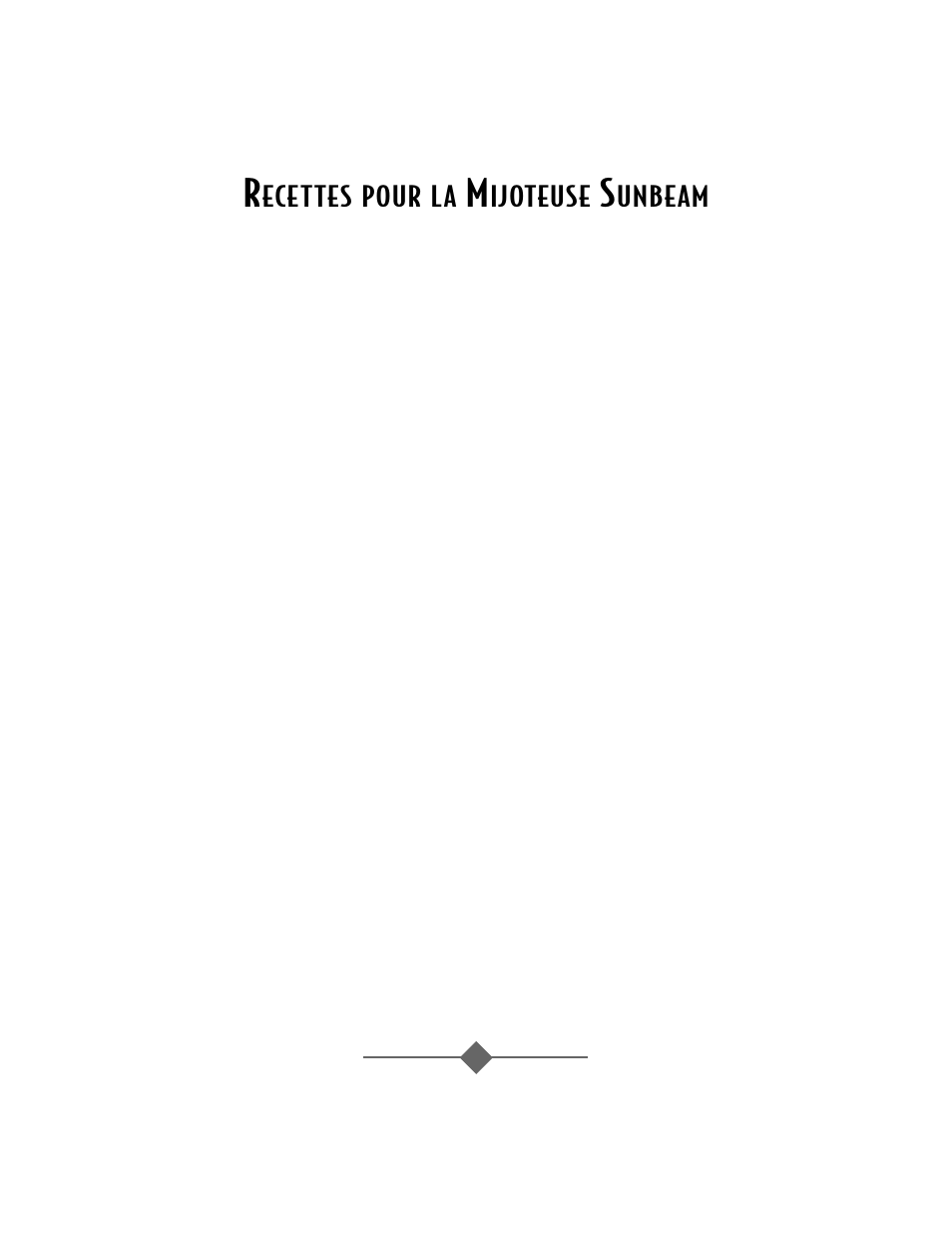 Ecettes pour la, Ijoteuse, Unbeam | Sunbeam 2693 User Manual | Page 27 / 72