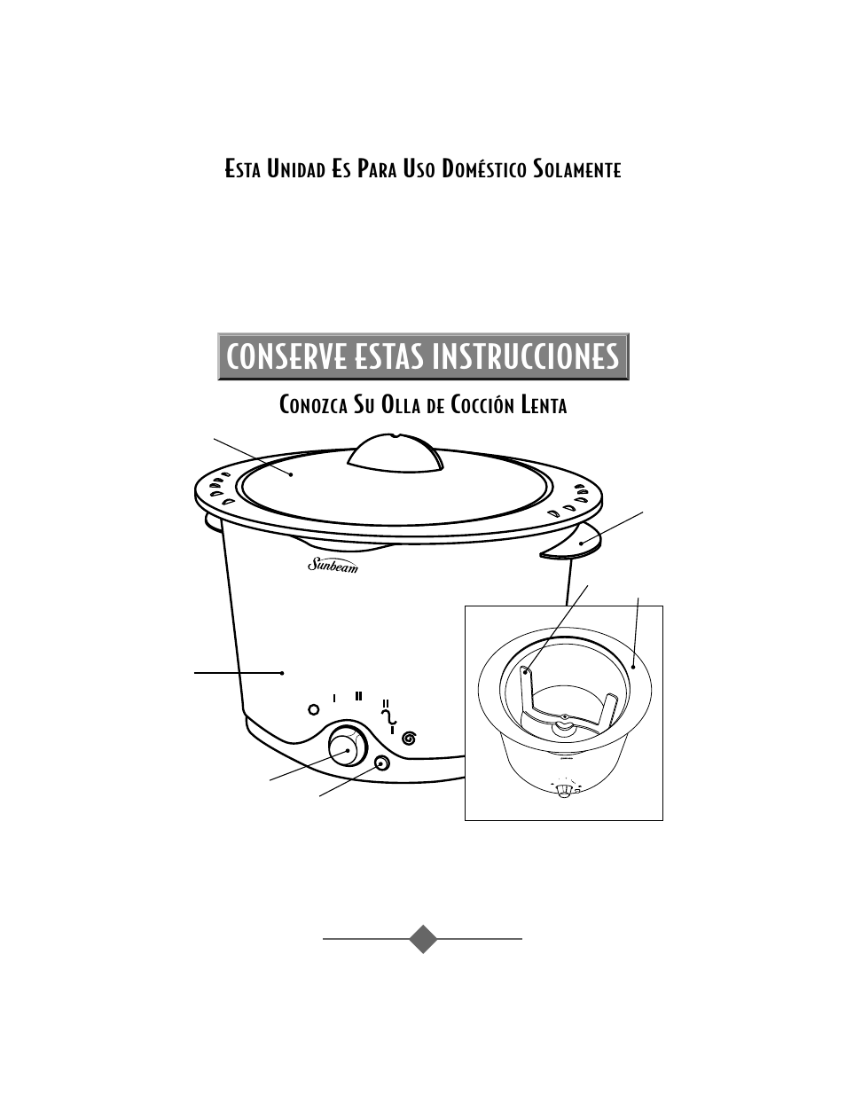 Conserve estas instrucciones | Sunbeam 2693 User Manual | Page 47 / 72