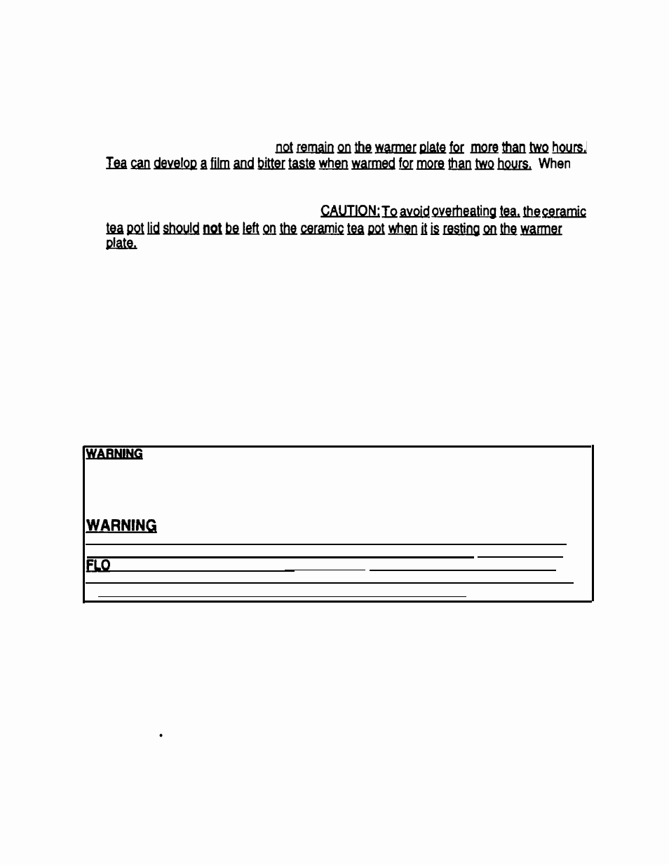 Steeping tea (continued) | Sunbeam HTM11 User Manual | Page 6 / 12