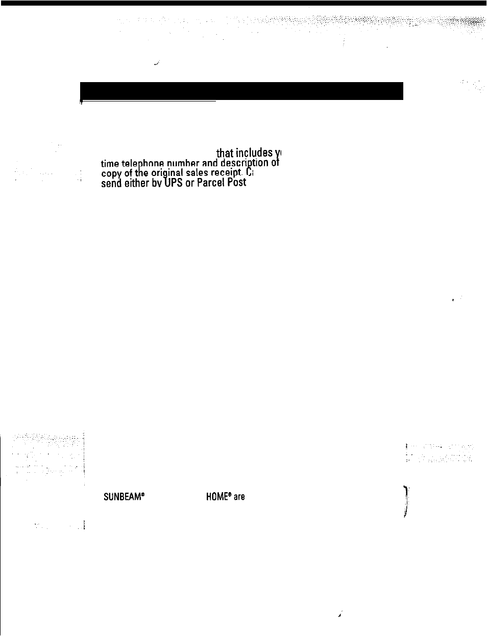 Sunbeam HEALTHATHOME 739 User Manual | Page 8 / 8
