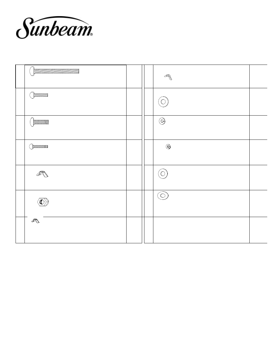 Owner’s manual, model fc2694b charcoal grill | Sunbeam FC2694B User Manual | Page 5 / 14