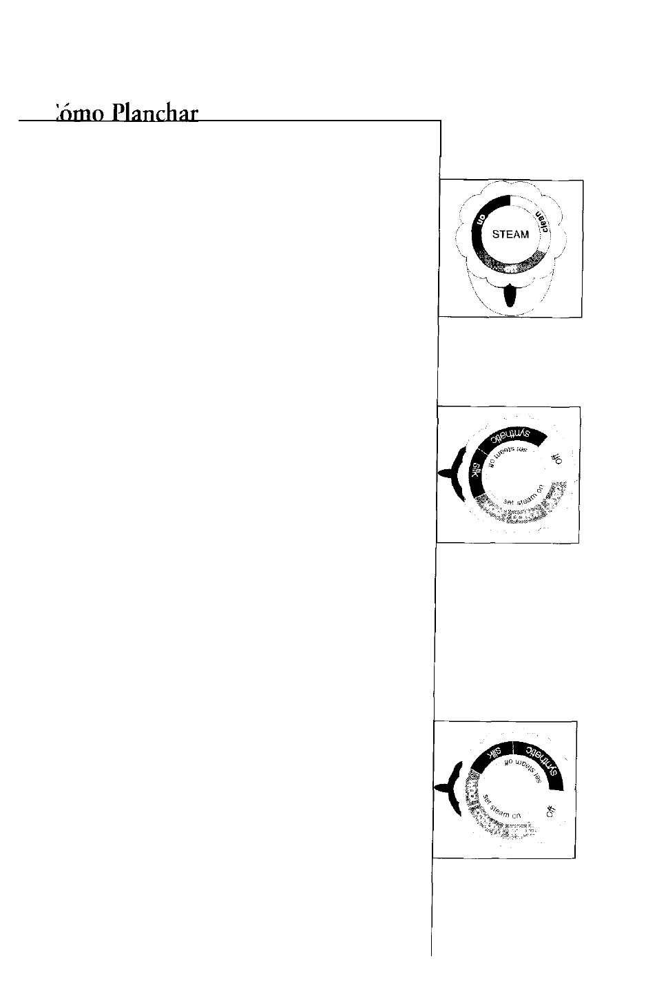 Planchando en seco, Planchando al vapor | Sunbeam 3035 User Manual | Page 29 / 40