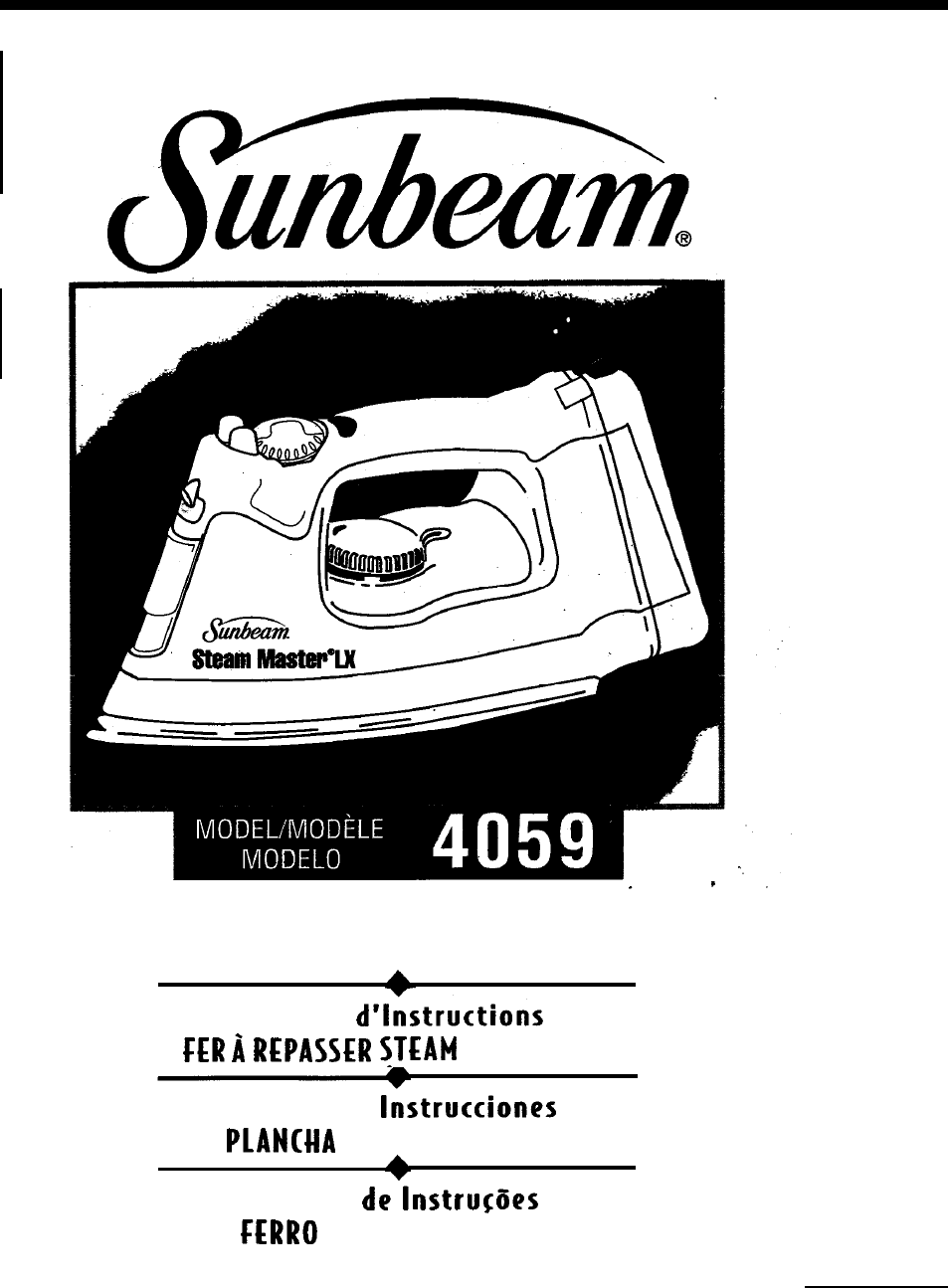 Sunbeam 4059 User Manual | 48 pages