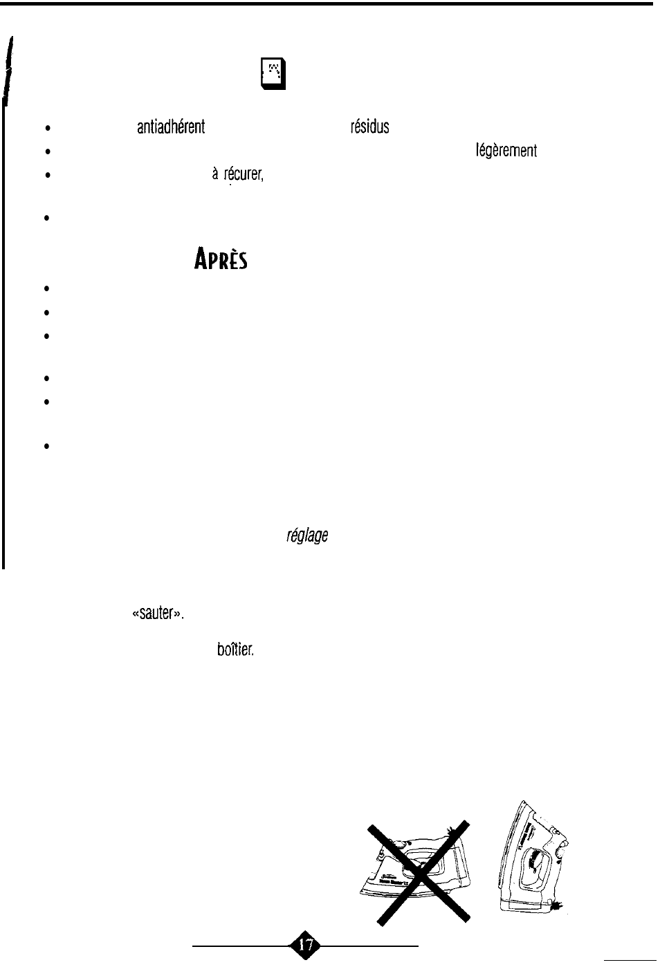 Haque, Tilisation | Sunbeam 4059 User Manual | Page 17 / 48