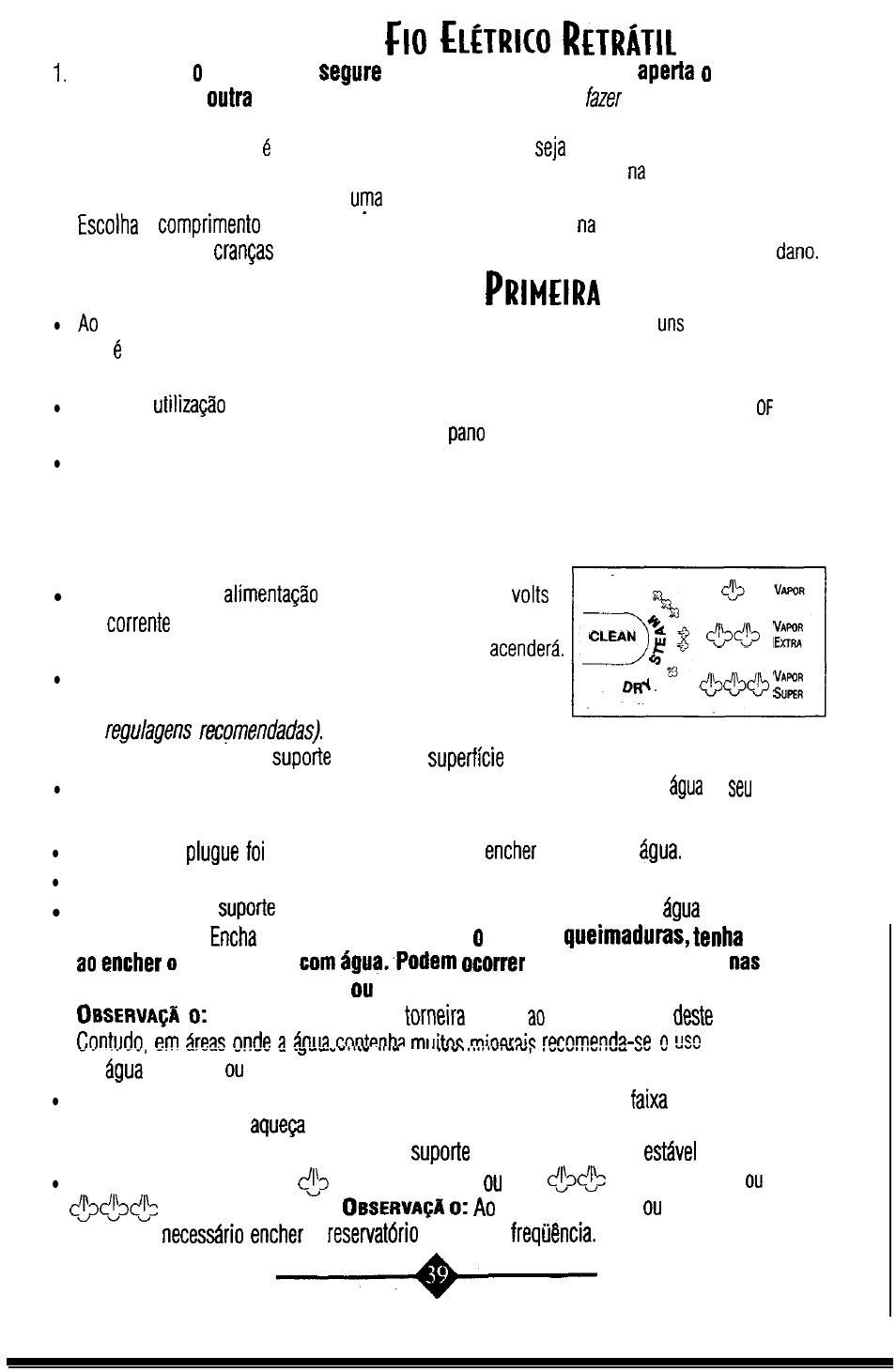 Ntes, Sar pela, Ados | Sunbeam 4059 User Manual | Page 39 / 48