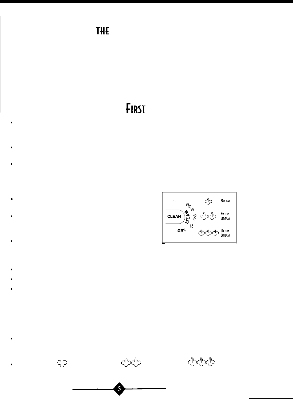 S for use, Sing | Sunbeam 4059 User Manual | Page 5 / 48