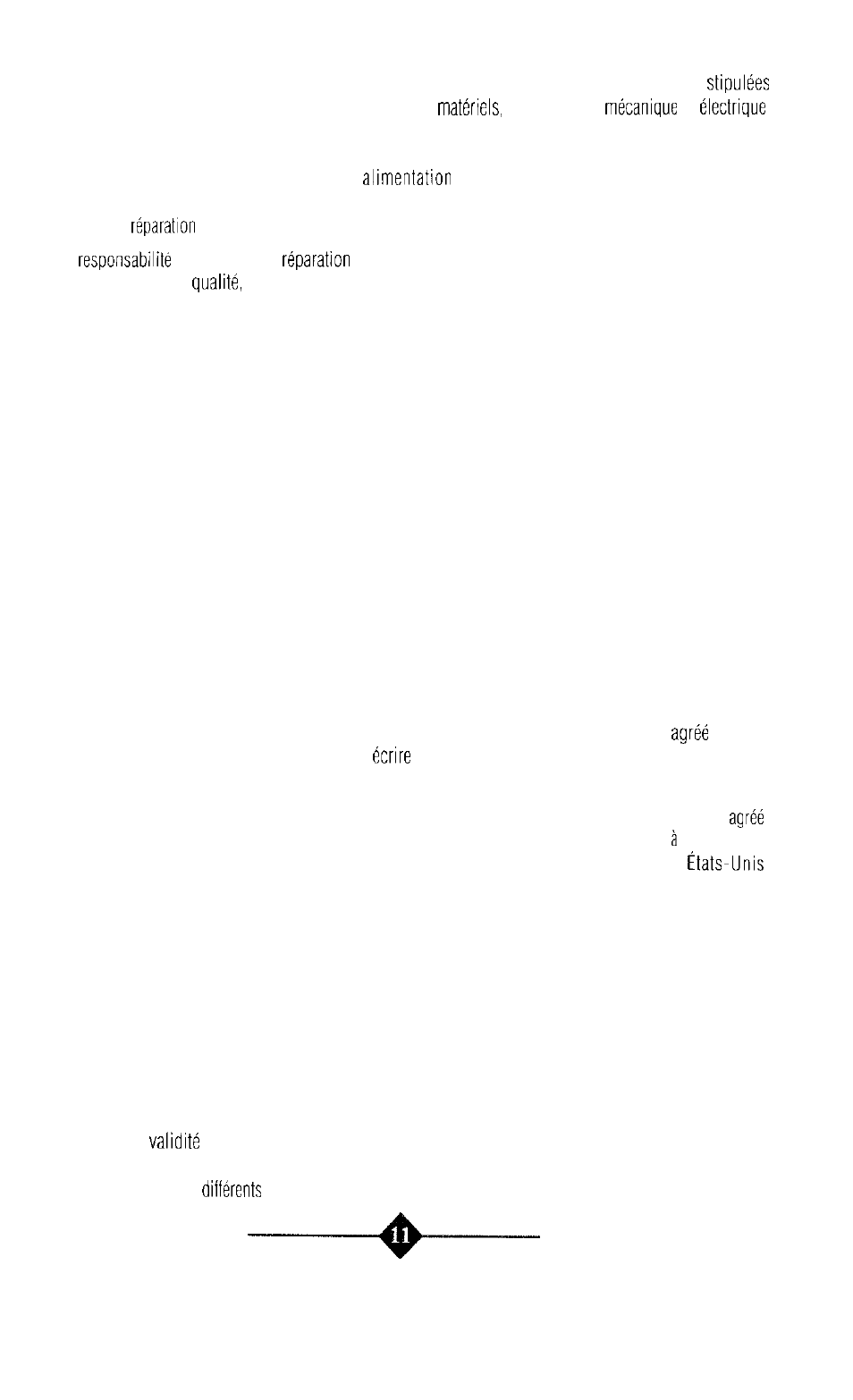 Avertissement | Sunbeam 3211 User Manual | Page 11 / 28