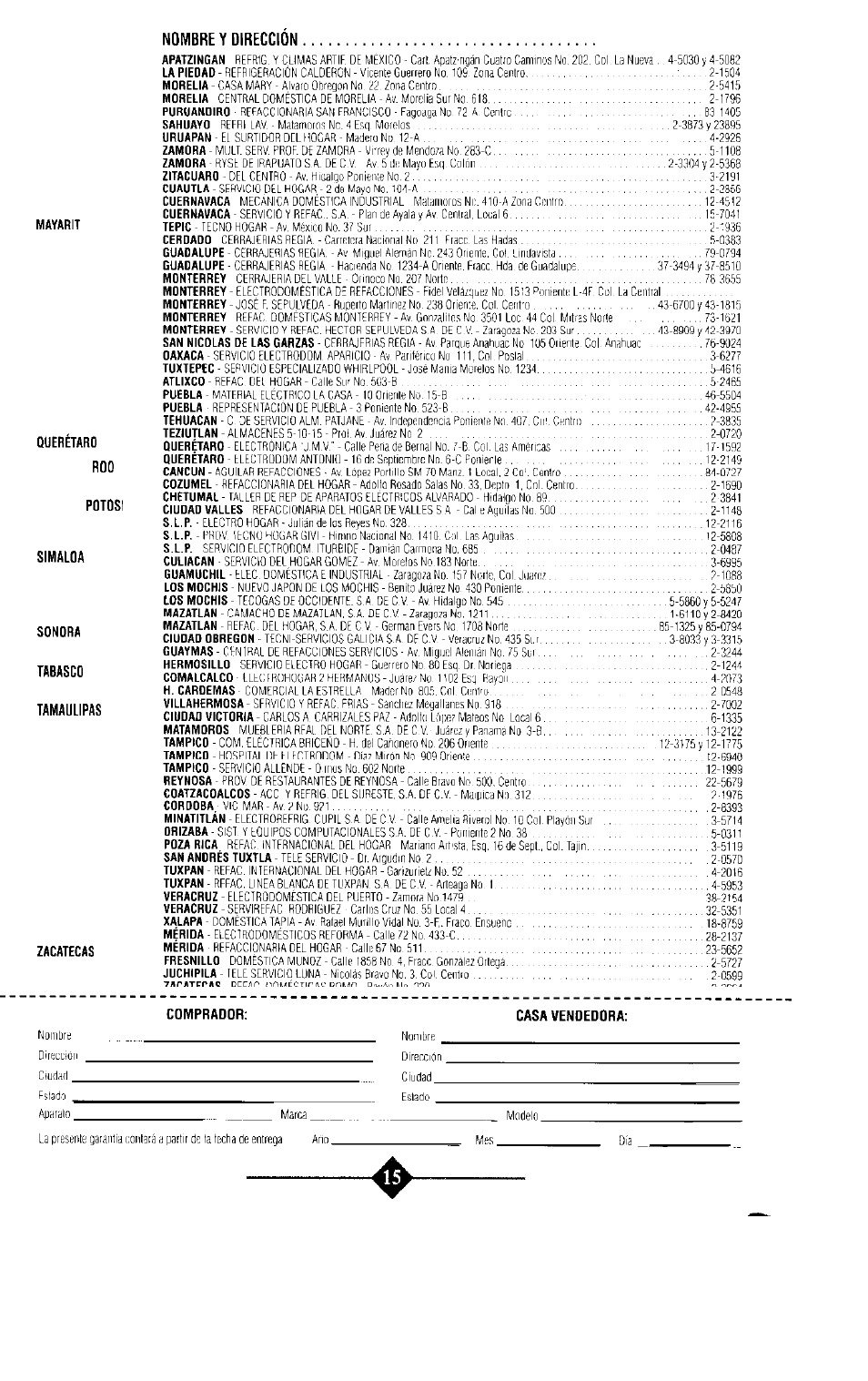 Sunbeam 3211 User Manual | Page 15 / 28