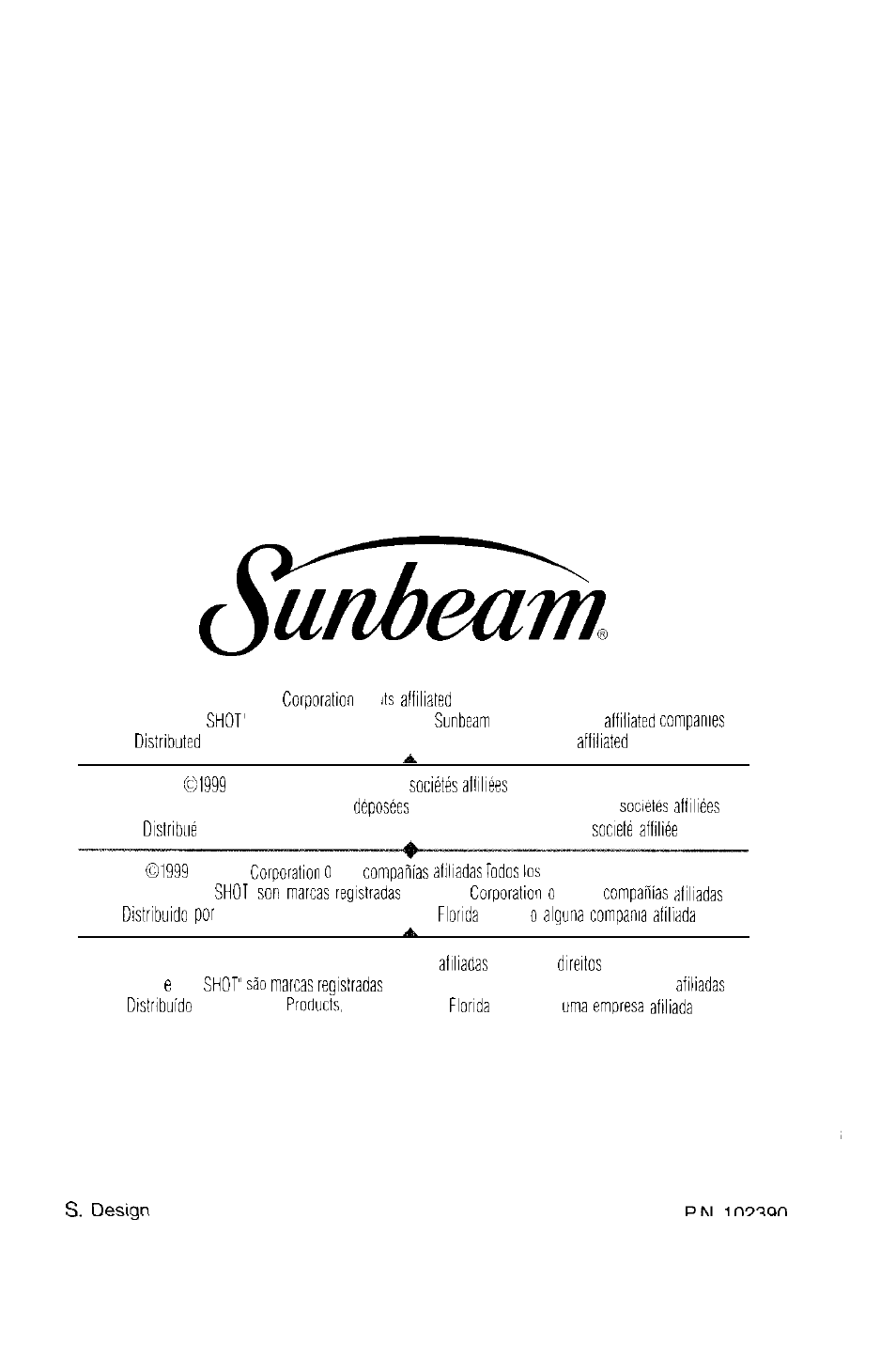 Sunbeam 3211 User Manual | Page 28 / 28