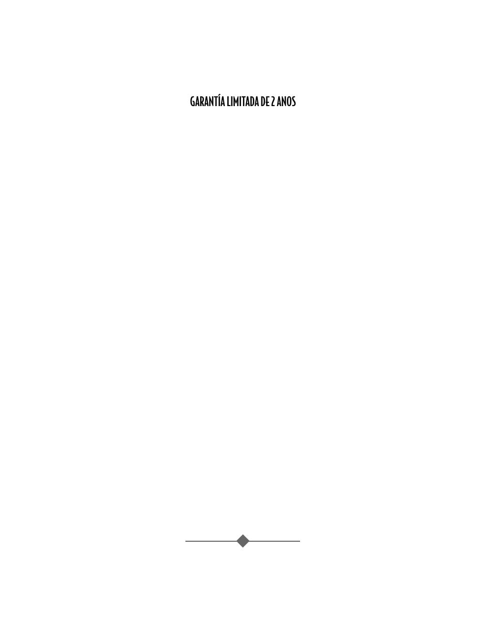 Garantía limitada de 2 anos | Sunbeam 32863281 User Manual | Page 42 / 44